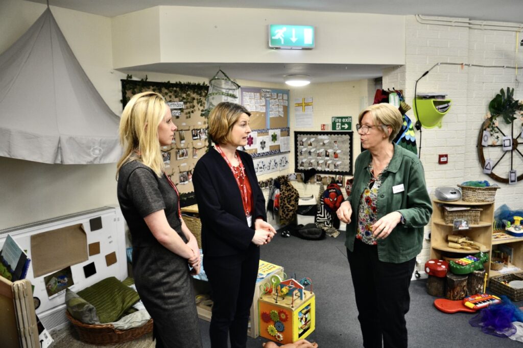 MP visit to showcase our 'outstanding' nursery